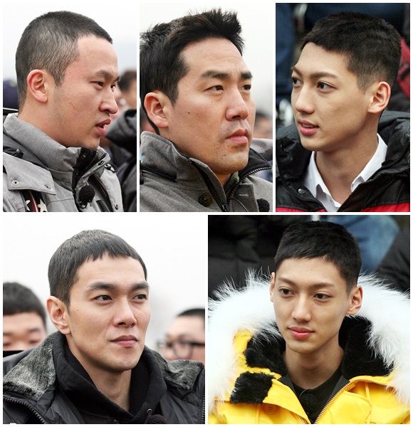 진짜 사나이 2기 멤버가 된 전 농구선수 김승현 요리사 샘 킴 보이프렌드 영민 광민 배우 이규한(왼쪽 상단부터 시계방향으로). 진짜 사나이 2기는 여군 특집 방송이 끝나는 대로 시청자들과 만난다. /MBC 제공