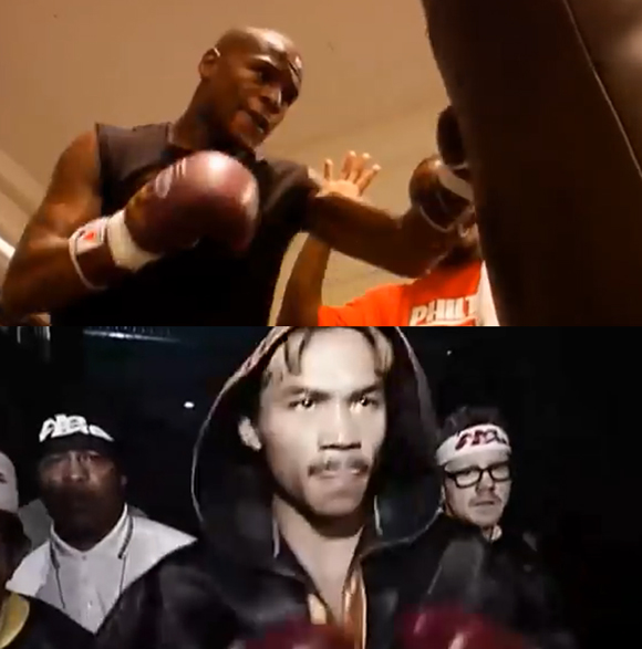 메이웨더, 파퀴아오와 대결 결정된 것 없어 팬들이 염원하는 빅매치 플로이드 메이웨더 주니어(38, 미국)와 매니 파퀴아오(37, 필리핀)의 대결 가능성에 대해 메이웨더가 결정된 것은 없다는 입장을 밝혔다. /유튜브 영상 캡처