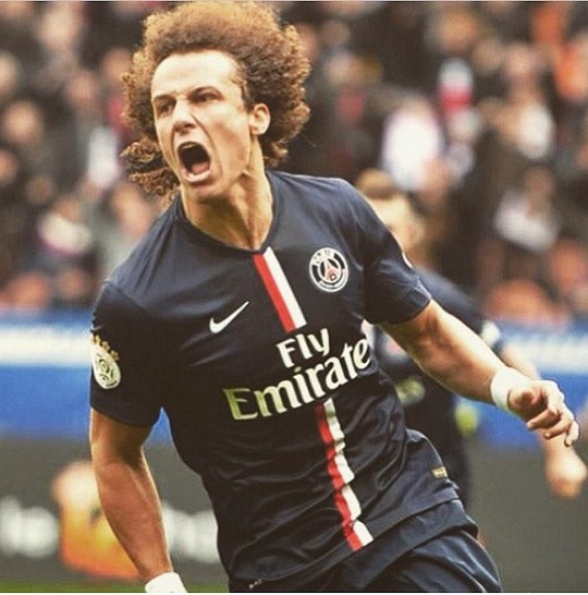 NO 세리머니 다비드 루이스가 17일 UEFA 챔피언스리그 16강 1차전 첼시와 경기에서 골을 넣어도 세리머니를 하지 않겠다고 밝혔다. / 루이스 페이스북 캡처