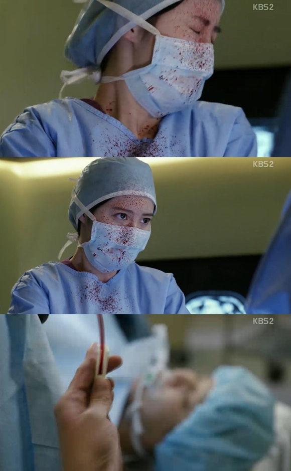 구혜선, 내가 바로 유리타야 구혜선은 17일 방송된 KBS2 블러드에서 수술을 하다 환자를 위급한 상황에 빠지게 했다./ KBS2 블러드 방송 화면 캡처