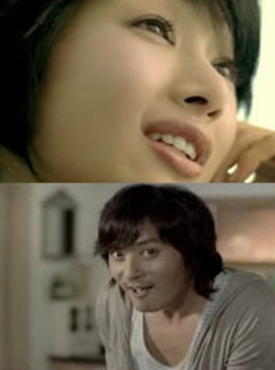 썸남썸녀 선우선, 장동건의 여인. 썸남썸녀에서 김지훈과 은근한 케미를 뽐낸 선우선은 지난 2007년 청정원 광고에서 장동건의 여인으로 주목받은 바 있다. / 청정원 CF 캡처