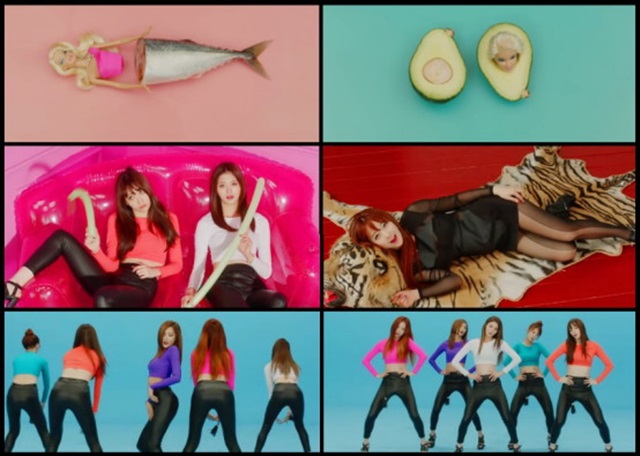 투앤비 출신 솔지 솔지가 투앤비 출신으로 알려져 관심을 모으고 있다. 투앤비 출신 솔지는 EXID 멤버로 데뷔 10년 차다./위아래 뮤직비디오 화면 캡처