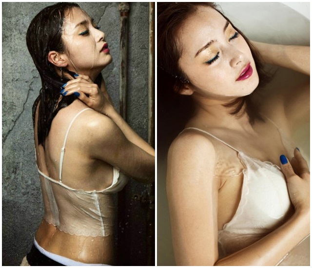 김태희의 반전 매력. 김태희의 섹시 화보가 새삼 누리꾼들의 눈길을 끌고 있다. 공개된 화보 속 김태희는 속살을 그대로 노출해 보는 이들의 눈길을 사로잡았다./사진=코스모폴리탄