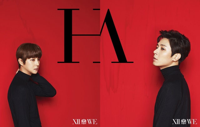 신화는 평균 나이 36.5살이 됐다  신화 혜성(왼쪽)과 앤디가 정규 12집에 대한 자신감을 내비쳤다. /신컴 엔터테인먼트 제공