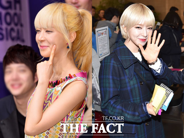 초아, 세련된 단발머리. AOA 초아의 단발머리 헤어스타일이 새삼 눈길을 끈다. 초아는 지난해 긴 금발을 자르고 세련된 단발머리로 변신해 많은 팬들의 환호를 받았다. /더팩트 DB