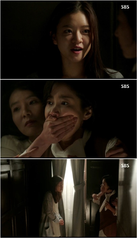 서봄의 도발에 흥분하는 최연희. 서봄(고아성 분)은 최연희의 막말에도 흔들리지 않고 아이를 직접 양육하겠다고 끝까지 주장했다./SBS 풍문으로 들었소방송캡처