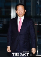 [TF포토] 삼성 수요사장단회의 참석하는 윤용암 삼성증권 사장