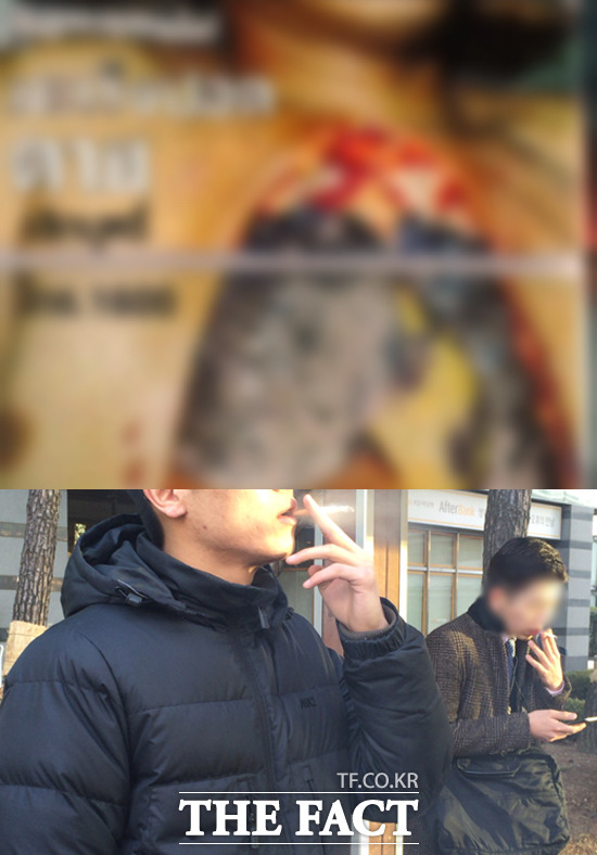 우린 어디로 가죠? 온라인 커뮤니티에 올라온 태국의 담뱃갑에 있는 경고그림 사진(위)이다. 태국은 2005년 경고그림을 도입했다. 곧 국내에서 도입될 담뱃갑 경고그림에 대해 일반 시민 흡연자들은 담배 경고그림 의무화는 찬성했다. 하지만 대신 담배를 필 수 있는 충분한 공간을 마련해줬으면 좋겠다는 반응을 보였다. / 온라인 커뮤니티, 금천구=서민지 인턴기자