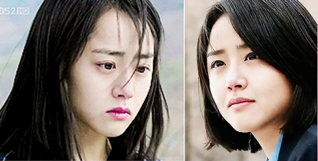문근영의 두 얼굴. 배우 문근영의 다른 헤어스타일이 이목을 끌고 있다. /KBS2 신데렐라 언니 캡처