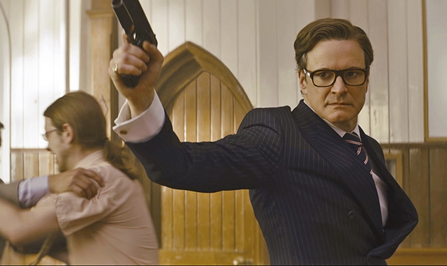 미중년의 매력을 물씬 드러낸 콜린 퍼스의 수트. / 영화‘킹스맨’스틸