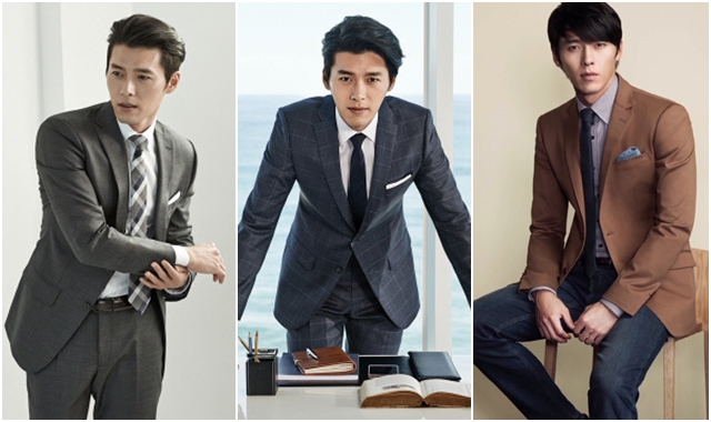 수트 모델로 활동중인 현빈. / 로가디스