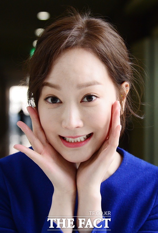 이민지의 기쁨. 이민지는 KBS2 달콤한 비밀로 바쁘게 촬영장을 누비는 요즘이 기쁘다. / 이새롬 기자