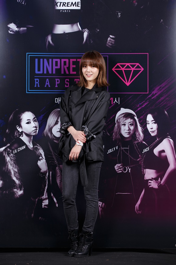 언프리티 랩스타 PD 지민 섭외 어려웠다 언프리티 랩스타 PD가 섭외가 어려운 인물로 AOA 지민과 제시를 꼽았다. / CJ E&M 제공