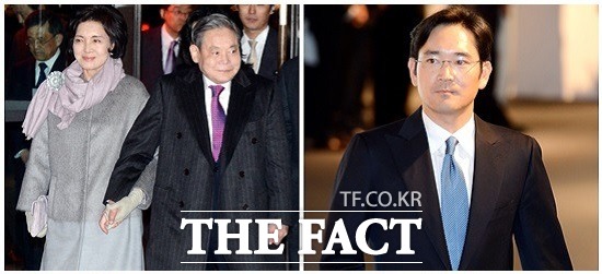 이건희 삼성전자 회장과 이재용 삼성전자 부회장이 포브스가 집계한 세계 부호 순위에서 110위, 185위를 차지했다. /더팩트DB