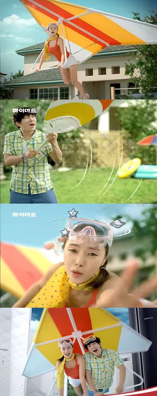 지성 황정음, 드라마 출연 전 CF 인연. 지성(위에서 두 번째) 황정음(맨 위)은 작품에서 만나기 전부터 CF로 만난 적이 있다. / 하이마트 CF 유튜브 영상 캡처