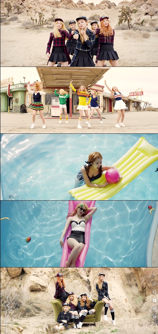 레드벨벳, 아이스크림 케이크 뮤직비디오 공개. 5인조 걸그룹 레드벨벳이 신곡 아이스크림 케이크 뮤직비디오에서 다양한 매력을 뽐냈다. / 아이스크림 케이크 뮤직비디오 캡처