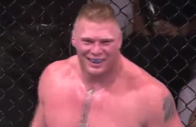 다시 가라! CM 펑크는 19일 브록 레스너(사진)의 UFC 복귀를 바랐다. / 유튜브 영상 캡처