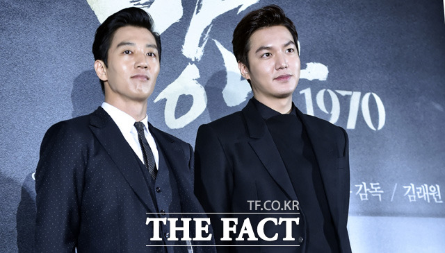 이민호 김래원은 짐승남 이민호(오른쪽)가 김래원을 짐승남으로 묘사한 과거 발언이 누리꾼들의 눈길을 끌고 있다. 이민호는 김래원과 이연두의 정사 신을 보고 김래원을 짐승남 같았다고 말했다. /최진석 기자