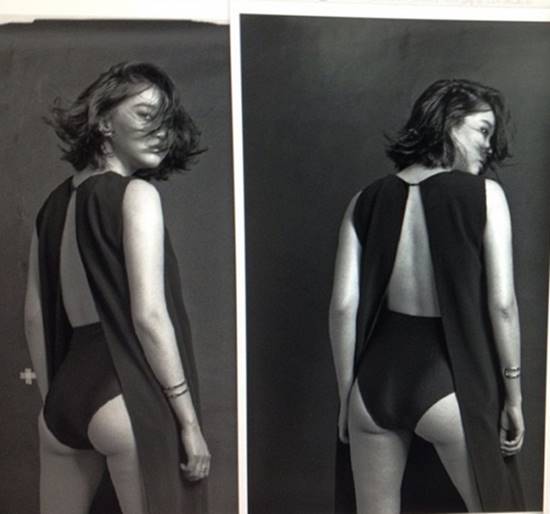 장윤주, 완벽한 라인. 장윤주가 자신의 인스타그램에 골반과 엉덩이가 드러난 사진을 공개해 시선을 사로잡고 있다. / 장윤주 인스타그램