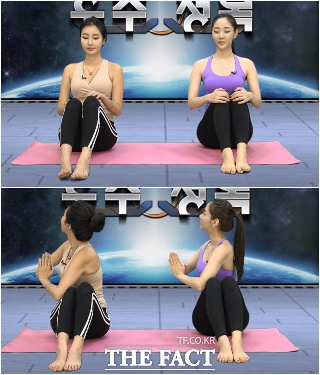 생선 먹는 채식 페스코와 함께 11자 복근 만들기! 생선 먹는 채식 페스코와 더불어 척추 비틀기 자세를 지속적으로 하면 건강한 허리선을 만들 수 있다. / 김동준, 조재형, 이덕인 기자