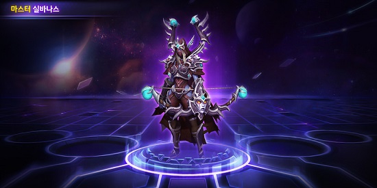 신규 영웅 실바나스 원거리 전문가로 포탑과 돌격병을 타락시키고 무력화하는 것은 물론 다수의 적에게 피해를 주는 다양한 기술을 가지고 있어 팀이 전략적인 역할을 수행케 한다. /블리자드 제공