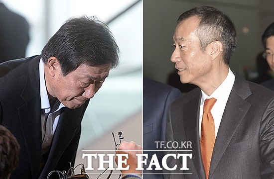 삼성물산 최치훈·롯데건설 김치현 대형 사고 책임론 삼성물산과 롯데건설 등 대형건설사가 시공을 국내외 사업장에서 안전불감증으로 말미암은 인사사고가 잇달아 발생하면서 최치훈 삼성물산 사장과 김치현 롯데건설 사장(왼쪽) 등 대표자들에 대한 책임론이 불거지고 있는 분위기다. / 더팩트 DB