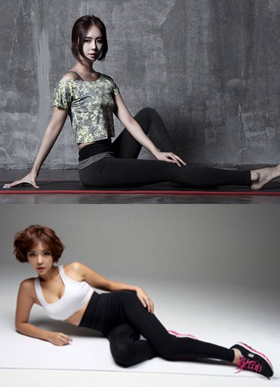 이연vs황정음, 운동하는 여자들 탄력 보디. 이연과 황정음이 레깅스를 입고 있는 사진이 눈길을 끌고 있다. / 이연 인스타그램, 스케쳐스 제공