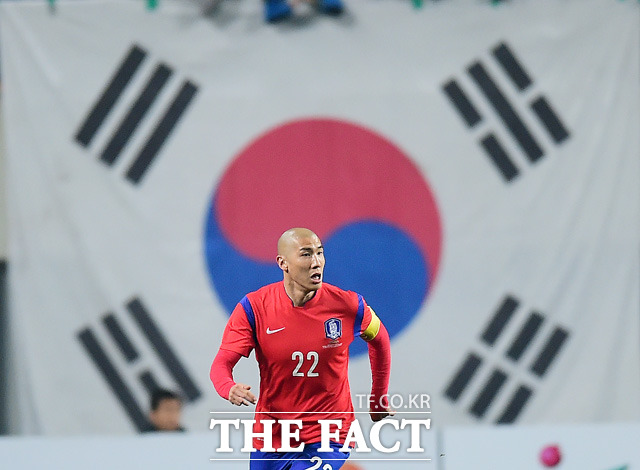 차두리 42분! 차두리가 선발로 출전한 한국이 31일 뉴질랜드와 친선경기에서 0-0으로 전반을 마쳤다. / 서울월드컵경기장 = 배정한 기자