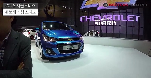 신형 스파크 눈길. /쉐보레 신형 스파크가 이목을 사로잡고 있다. /유튜브 영상 캡처