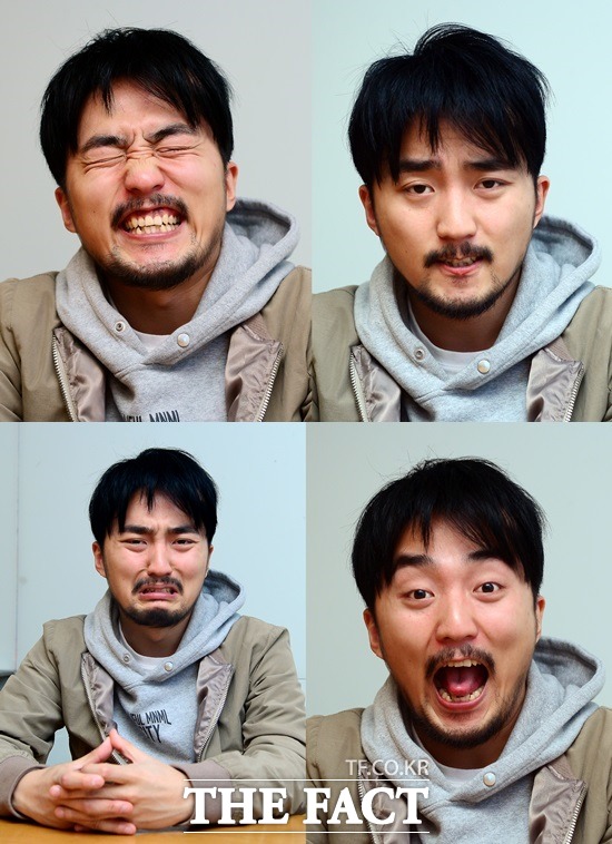 유병재의 희로애락. 유병재는 최근 <더팩트>와 인터뷰에서 살면서 느낀 기쁨과 노여움 슬픔과 즐거움을 털어놨다. /이새롬 기자