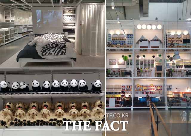 이케아, 각종 생활용품·쇼룸으로 방문객 사로잡아 이케아 광명점은 연면적 13만㎡로 지난해 12월 문을 열었다. 이케아는 쇼룸에서 65개의 주거공간을 꾸며 전시하고 있으며 가구 외 각종 생활용품도 인기가 높다. /광명=강희정 인턴기자