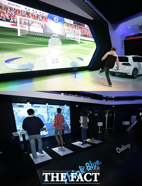 폭스바겐, 고객 위해 체험형 이벤트 마련 폭스바겐코리아는 2015 서울모터쇼에서 방문객을 대상으로 한 체험형 이벤트를 진행한다고 3일 밝혔다. / 폭스바겐 제공