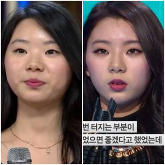 장한나, 몰라보게 다른 화장 전후. 장한나가 지누션의 신곡에 피처링에 참여하는 사실이 알려진 가운데 장한나의 화장 전후 외모가 눈길을 끌고 있다. / SBS K팝스타 방송화면 캡처