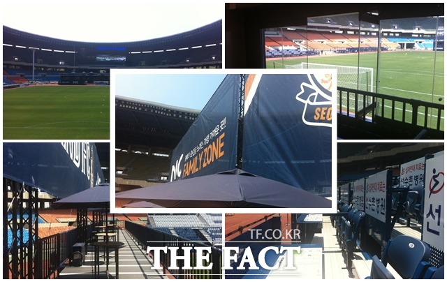 다양한 좌석 특징 서울 이랜드는 가변 좌석 설치 전부터 팬과 활발하게 소통하며 의견을 반영했다. 이랜드는 여러 특징을 가진 좌석을 갖췄다. / 잠실종합운동장 = 김광연 기자