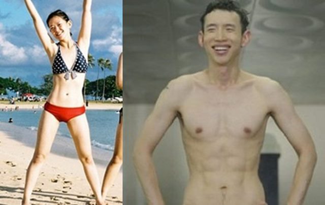 하시시박과 봉태규, 몸매 공개. 하시시박과 봉태규가 탄탄한 몸매를 보여줬다. / 하시시박 인스타그램, tvN SNL 코리아 캡처