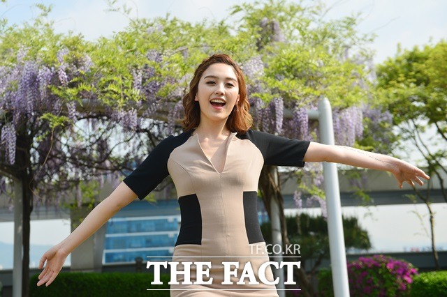 리아 하면 된다. 리아는 자신의 긍정 에너지를 전달하는 스타가 되는 것이 목표다. /남윤호 기자