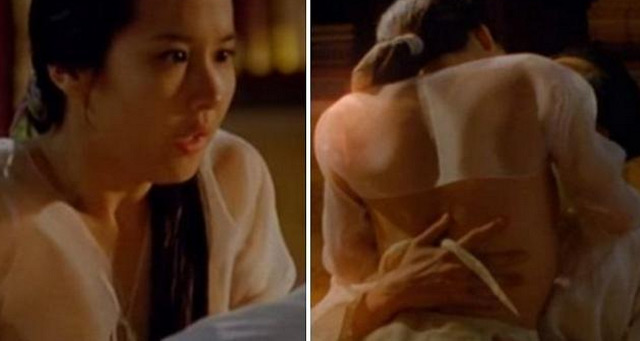 조여정. 조여정에 대한 관심이 커지고 있다. 조여정은 방자전에서 김주혁과 베드신을 찍었다. / 영화 방자전 캡처