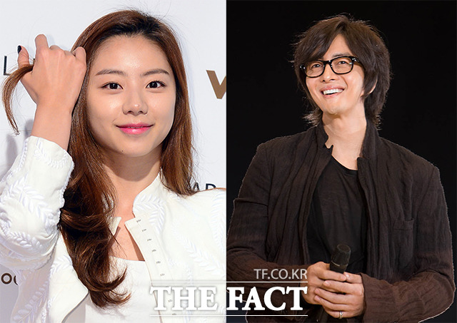 배용준 박수진 결혼. 배용준(오른쪽)과 박수진이 올 가을 쯤 웨딩마치를 울릴 것이라고 밝혔다. / 더팩트DB