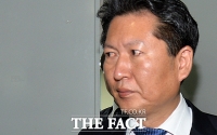 [TF포토] 정청래 최고위원, '붉게 충혈된 눈'