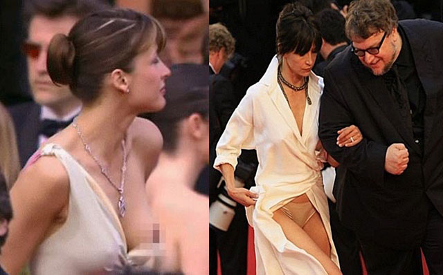 소피 마르소 아찔한 노출 사고. 프랑스 여배우 소피 마르소의 칸 영화제 노출 사고가 새삼 관심을 받고 있다. / 유튜브 화면 캡처