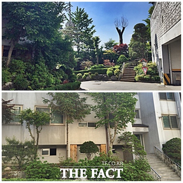 문재인 대표의 자택 앞. 인근 부동산 관계자는 문 대표의 자택을 4억 원선의 서민형 빌라라고 소개했다./구기동=서민지 기자