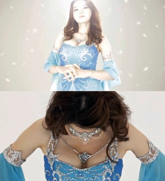 서유리 섹시미 과시! 방송인 서유리가 온라인 게임 진왕 홍보 영상이 네티즌의 주목을 받았다. /게임 진왕