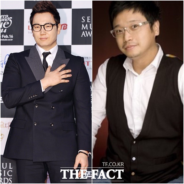 더원이 박명수의 전 매니저로 유명했던 정석권 이사(오른쪽)와 손을 잡았다. /김슬기 기자, 다이아몬드원 제공