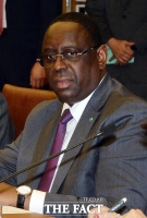 [TF포토] 국회 찾은 마키 살 세네갈 대통령