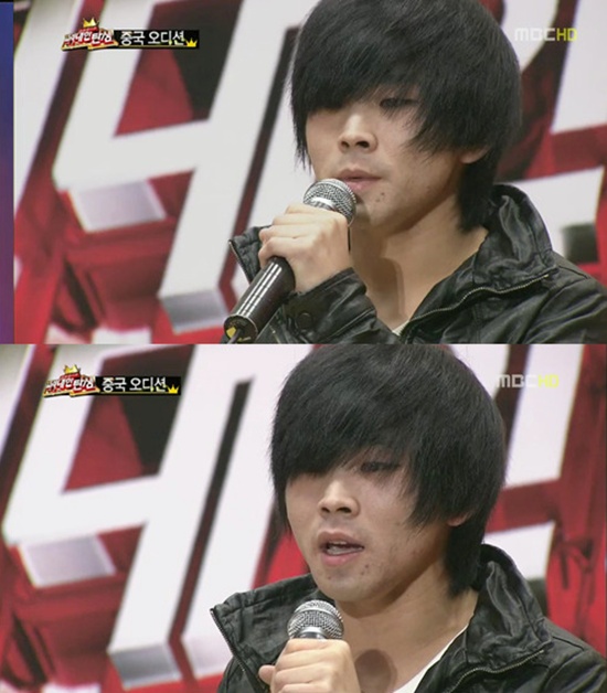 백청강, 오디션 시절. 백청강이 과거 MBC 오디션 프로그램 위대한 탄생에서 뛰어난 가창력으로 우승했다. /MBC 위대한 탄생 캡처