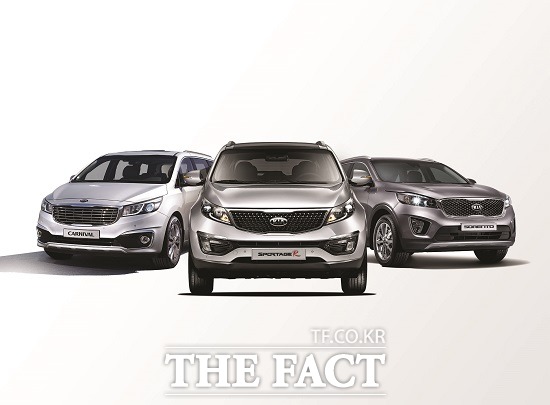 기아차, 글로벌 판매 10대 중 3대는 RV 기아자동차가 지난달 말 기준 글로벌 RV 누적 판매 994대를 달성, 이달 내 누적 1000만 대 판매 돌파가 확실시된다고 9일 밝혔다.  / 기아자동차 제공