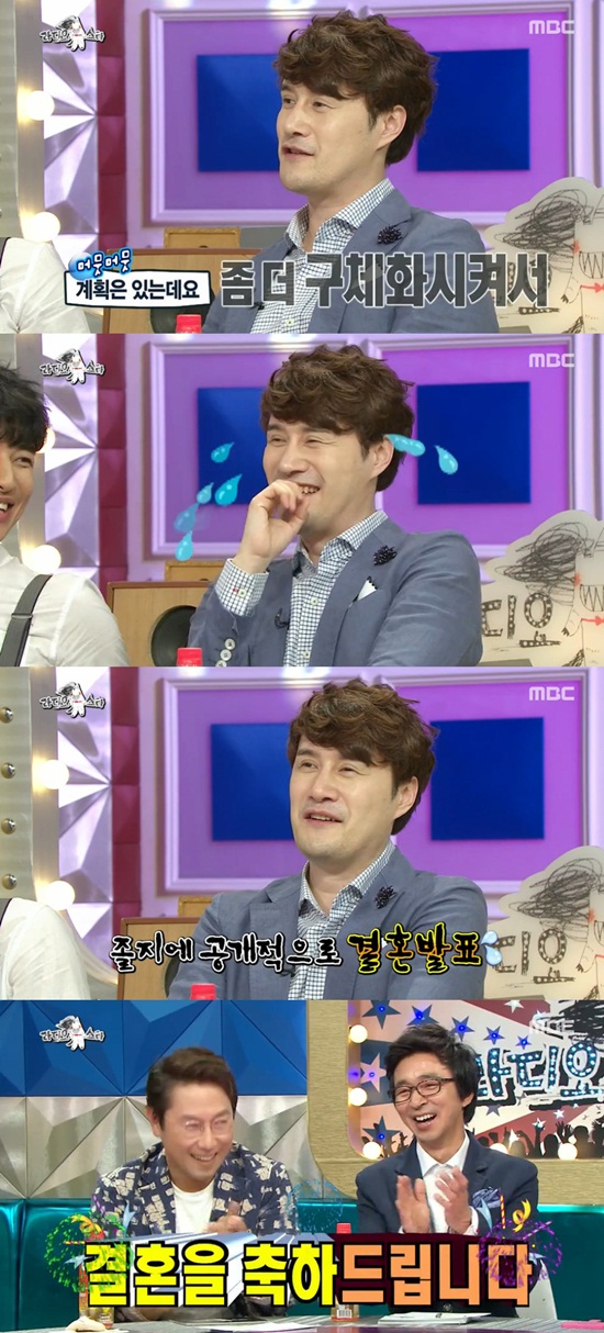 라디오스타 김수용이 8월 결혼 소식을 방송에서 알렸다. /라디오스타 캡처