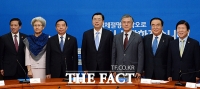 [TF포토] 새정치민주연합 방문한 장더장 중국 전인대 상무위원장