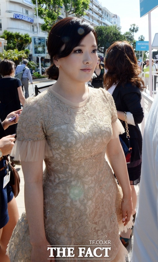 좋은 연기하는 배우가 될게요 권소현은 칸국제영화제를 자신의 시작점이라고 말하며 주먹을 불끈 쥐었다. /임영무 기자