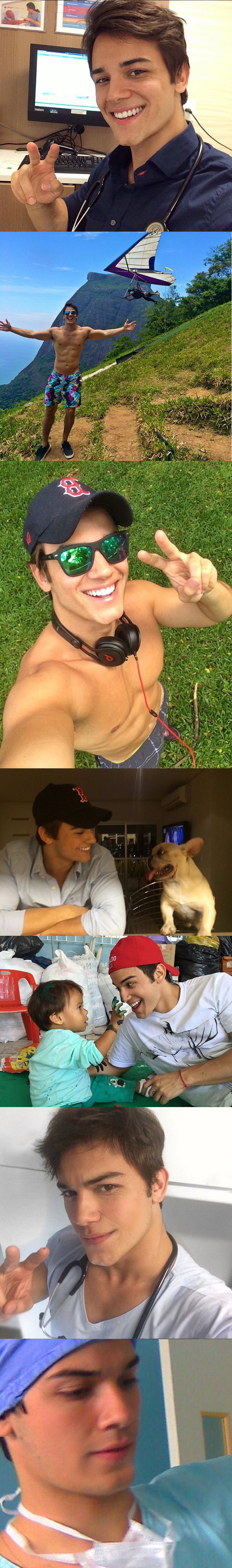 브라질 훈남 의사 가브리엘 프라도./인스타그램